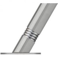 Pistool steun RVS met veer 