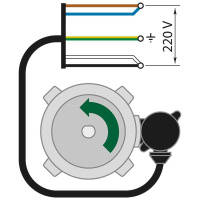 brandermotor 110W 230V