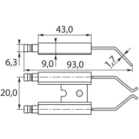 onstekings electrode (idromatic)