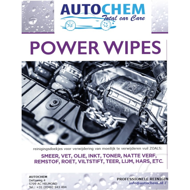 Autochem Power Wipes