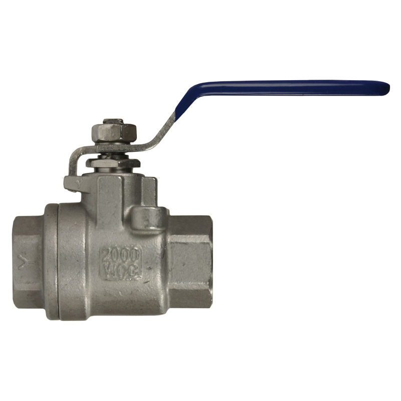 kogelkraan RVS 1/2 F