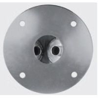 Pistool steun RVS dubbel