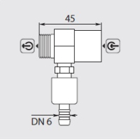 Chemieinjector mini 3/8 regelbaar