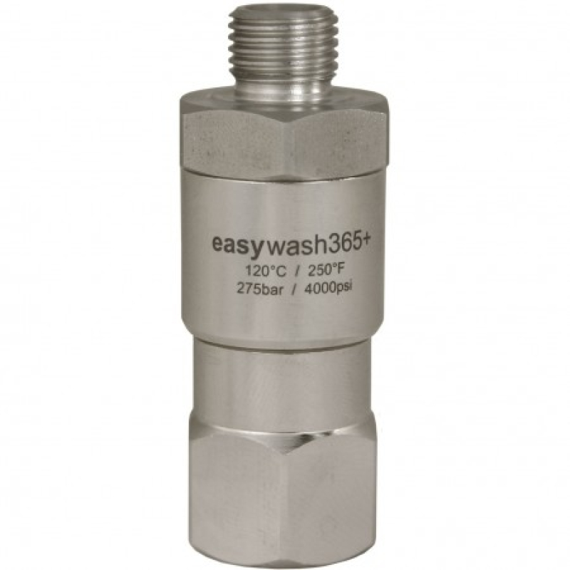 Draaikoppeling recht 1/4  M- 3/8 F