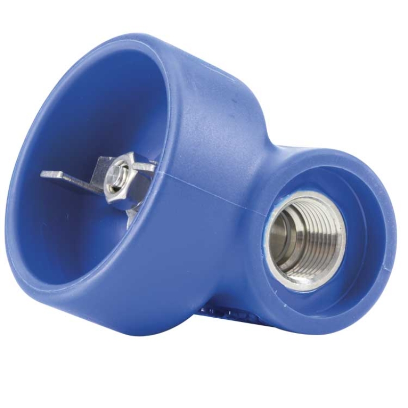 Rubber beschermde RVS kogelkraan ST3100 - 1/2 F