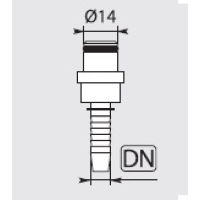 Persnippel RVS 14 mm