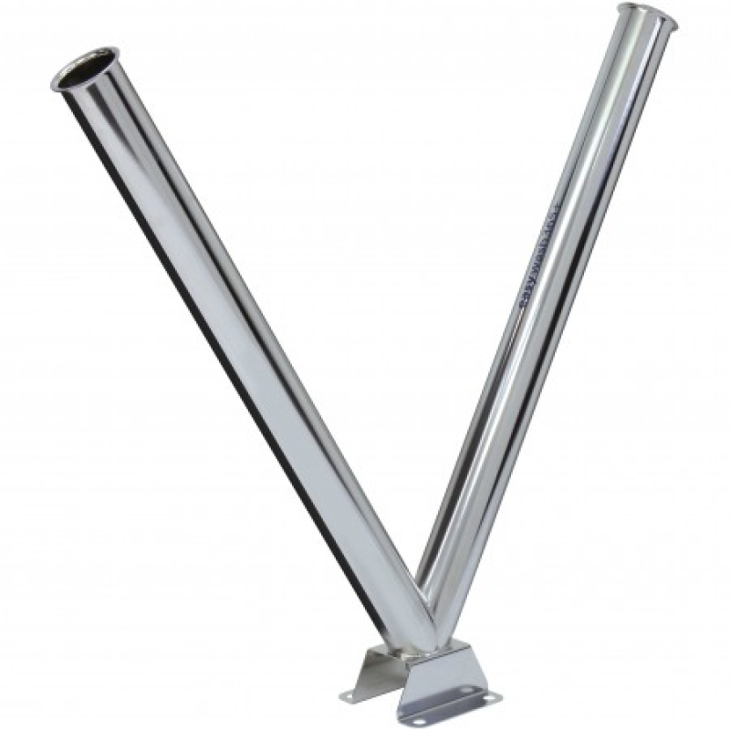 Pistool steun RVS dubbel