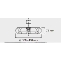 Mosmatic Mangat reiniger TXS-2F 300 mm