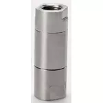 Draaikoppeling recht RVS 1/2 F- 1/2 F 500 bar