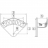 Slanghouder aluminium S