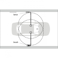 Zwaaiarm easywash - 1550 mm